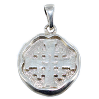 Médaille Argent  Croix de Jérusalem 