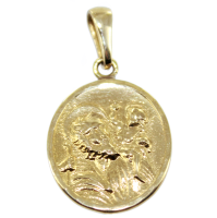 Médaille Or Jaune Saint Christophe 