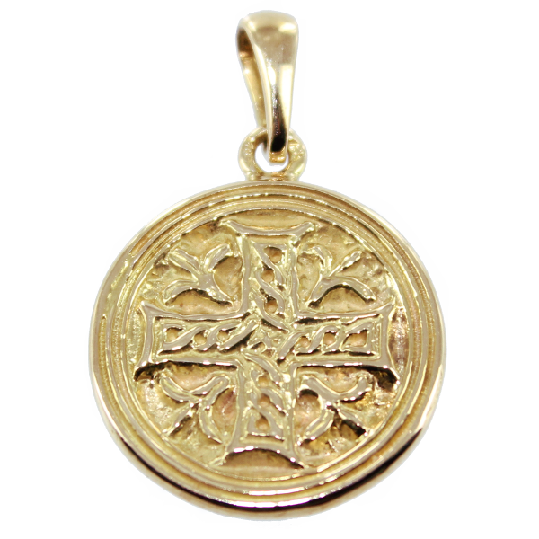 Médaille Or Jaune Sainte Anastasie - Taille 1