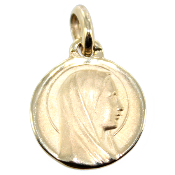 Médaille Or Jaune Sainte Vierge - Taille 1