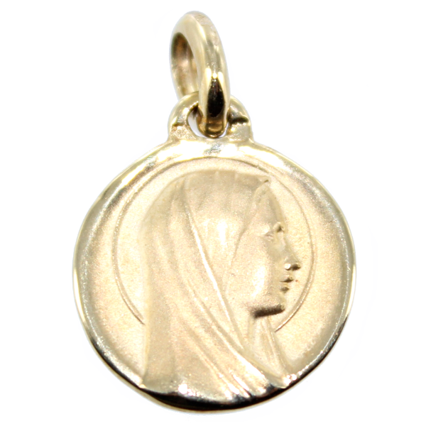 Médaille Or Jaune Sainte Vierge - Taille 1 