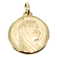 Médaille Or Jaune Sainte Vierge - Taille 3 