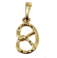 Pendentif Or Jaune Bretzel - Taille 1 