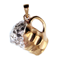 Pendentif Bronze Pinte de bière 