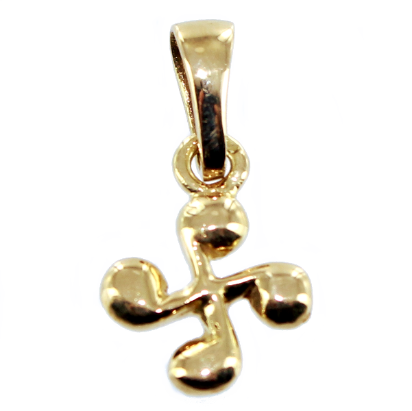 Croix Basque Epaisse - Taille 2 Or Jaune 