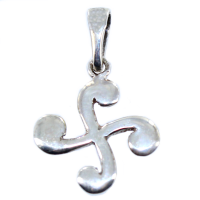 Croix Basque - Taille 3 Argent 