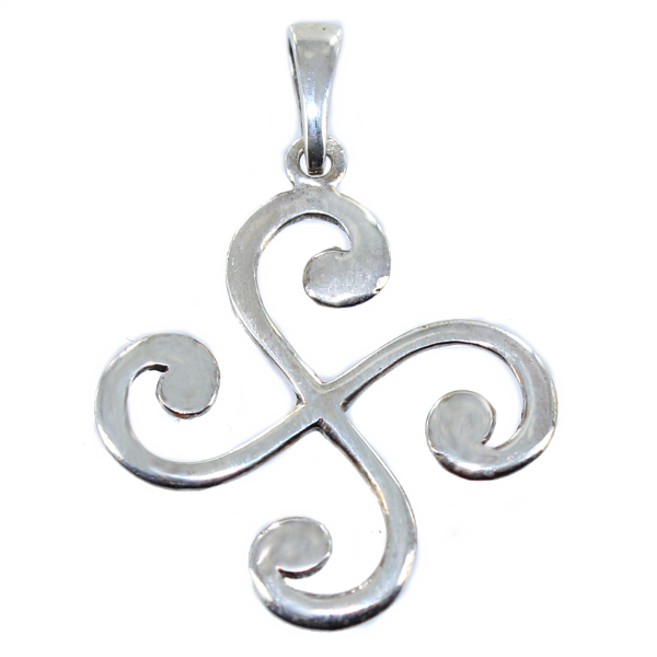 Croix Basque Fine - Taille 3 Argent 