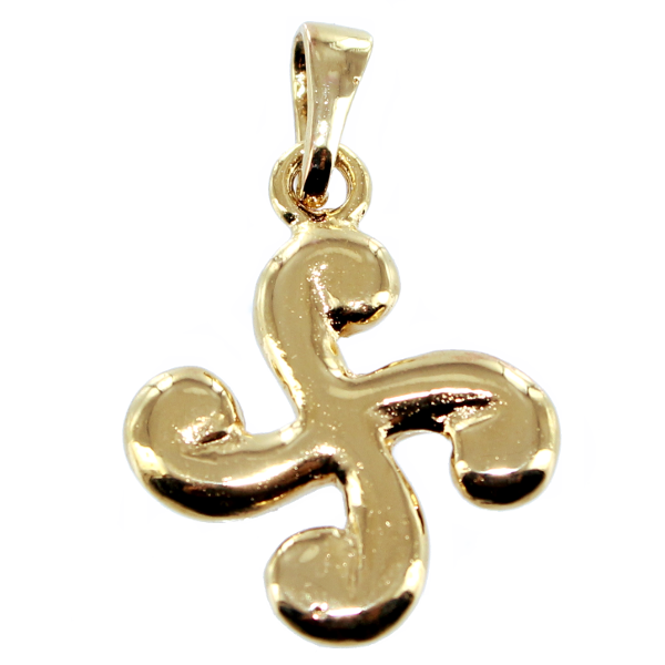 Croix Basque Epaisse - Taille 4 Or Jaune 