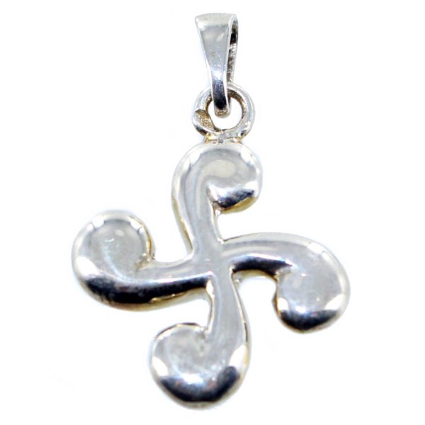 Croix Basque Epaisse - Taille 5 Argent 