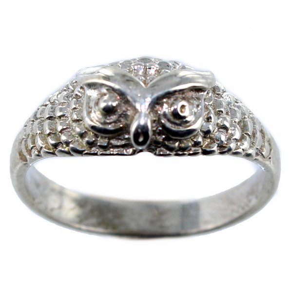 Bague Argent Chouette 