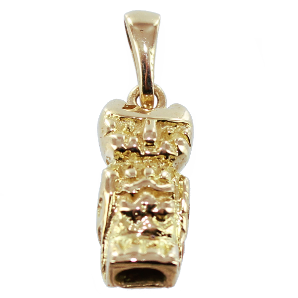 Pendentif Or Jaune Chouette Totem 