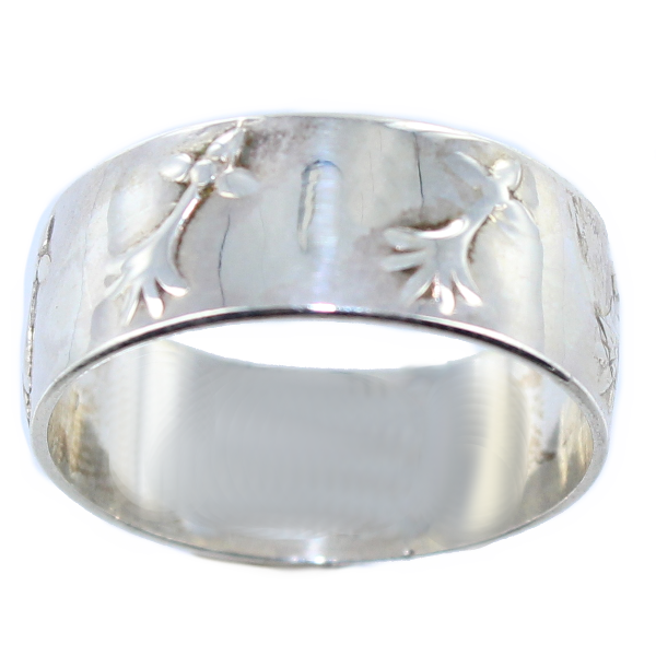 Bague Hermine en frise Argent 