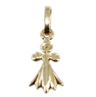 Pendentif Or Jaune Hermine - Taille 2 