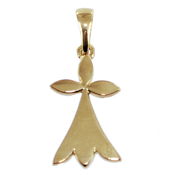 Pendentif Or Jaune Hermine navette - Taille 1 