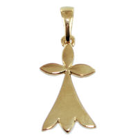 Pendentif Or Jaune Hermine navette - Taille 1 