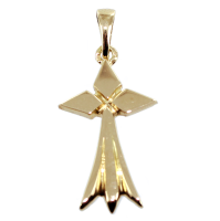 Pendentif Or Jaune Hermine losange - Taille 4 