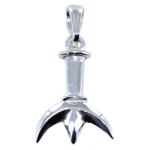 Pendentif Argent Trident - Taille 3 