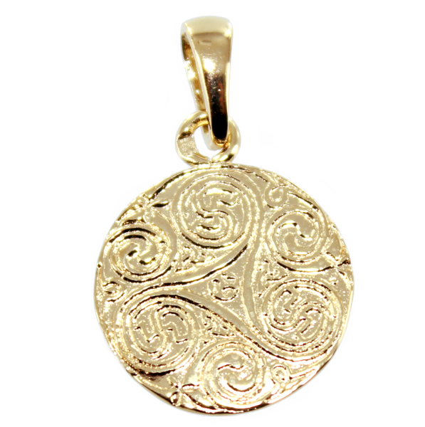 Médaille Triskell - Taille 1 Or Jaune 