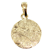 Médaille Triskell - Taille 1 Or Jaune 