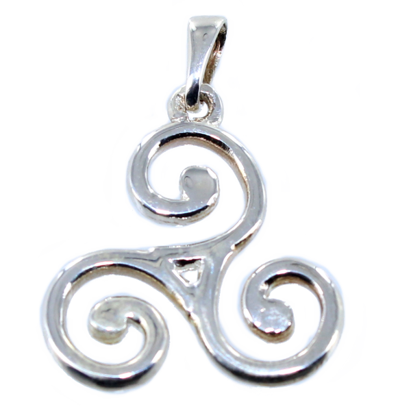 Pendentif Argent Triskell simple - Taille 8 