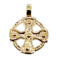 Croix Celte ronde - Taille 1 Or Jaune 