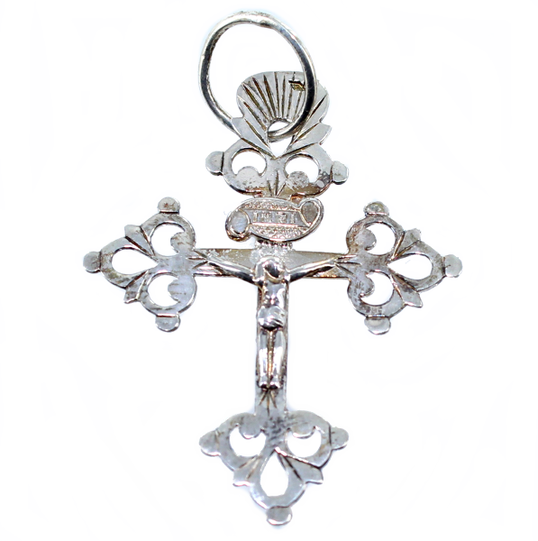 Croix grille du Dauphiné - Taille 2 Argent 