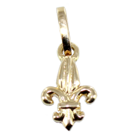 Pendentif Or Jaune Fleur de Lys - Taille 1 