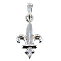 Pendentif Argent Fleur de Lys - Taille 4 