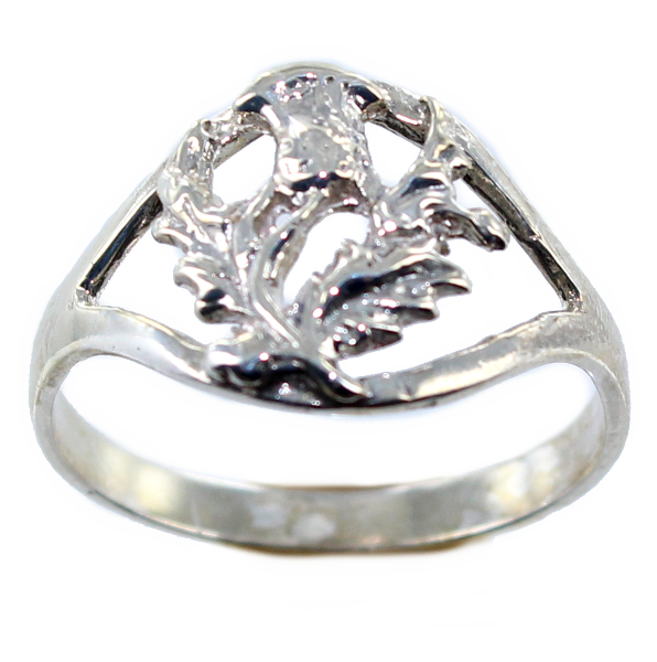 Bague Argent Chardon 