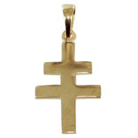 Croix de Lorraine - Plate Taille 2 Or Jaune 