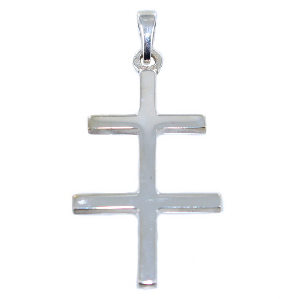 Croix de Lorraine - Cubique Taille 1 Argent 