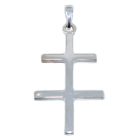 Croix de Lorraine - Cubique Taille 1 Argent 
