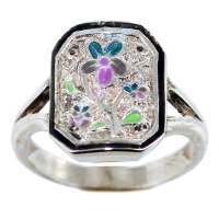 Bague Argent Bouquet normand 