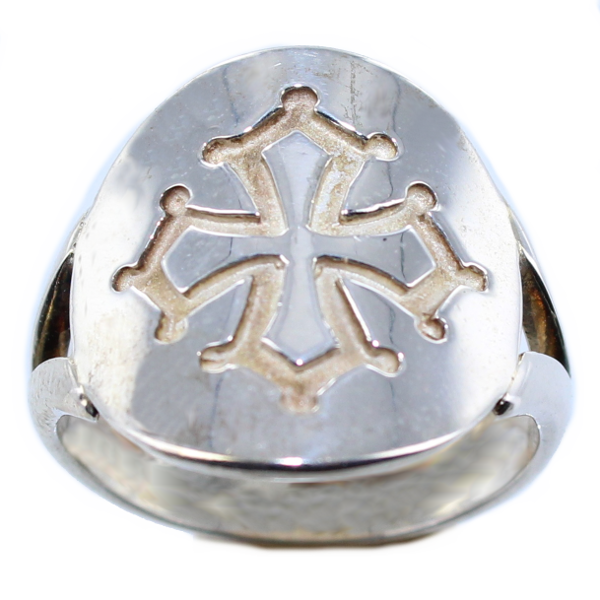 Bague Croix Occitane Argent 