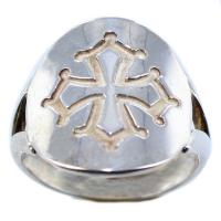 Bague Croix Occitane Argent 