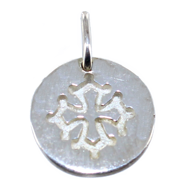 Médaille Croix Occitane - Taille 1 Argent