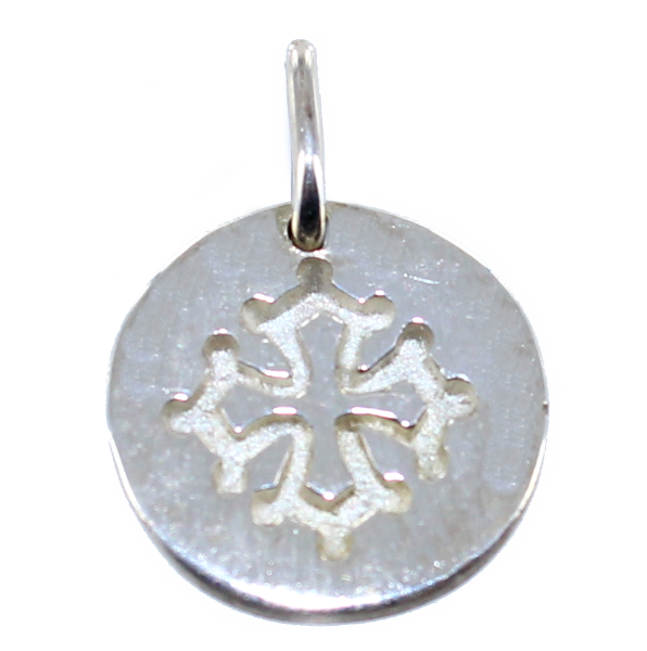 Médaille Croix Occitane - Taille 1 Argent 