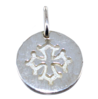 Médaille Croix Occitane - Taille 1 Argent 