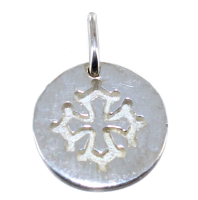 Médaille Croix Occitane - Taille 1 Argent 