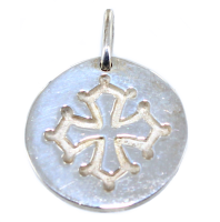 Médaille Croix Occitane - Taille 2 Argent 