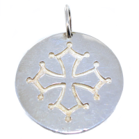 Médaille Croix Occitane - Taille 5 Argent 