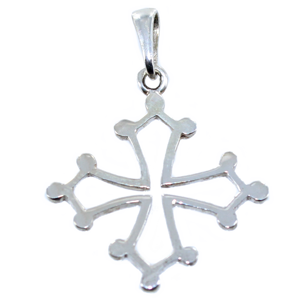 Croix Occitane ajourée - Taille 5 Argent 