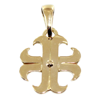Croix Cathare - Taille 1 Or Jaune 