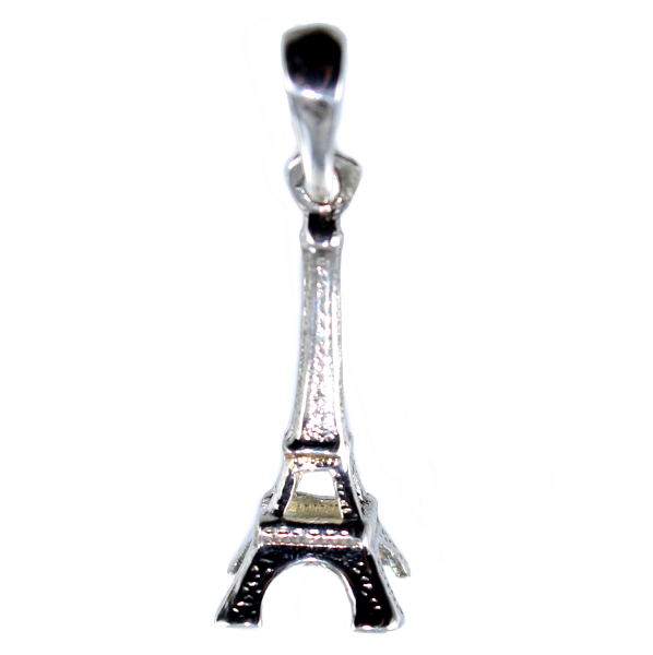 Pendentif Argent Tour Eiffel - Taille 3 