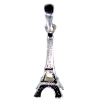 Pendentif Argent Tour Eiffel - Taille 3 