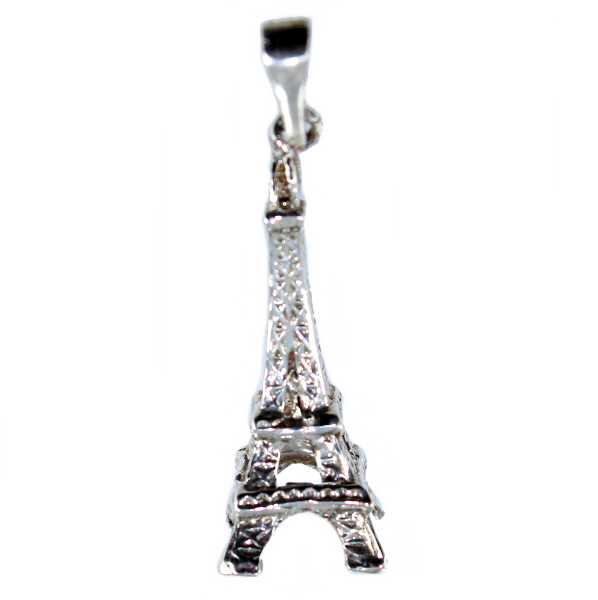 Pendentif Argent Tour Eiffel - Taille 5 