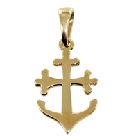 Croix Or Jaune  des Auzils de Gruissan 