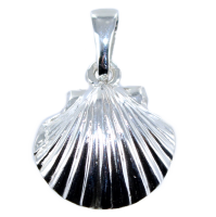 Pendentif&nbsp;Argent&nbsp;Coquille Saint Jacques - Taille 3 
