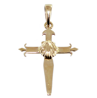 Croix de Saint Jacques de Compostelle - Taille 1 Or Jaune 