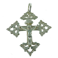 Croix grille du Val d'Arly - Taille 3 Argent 